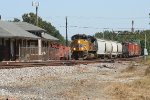 UP 8927 SB local going by the depot